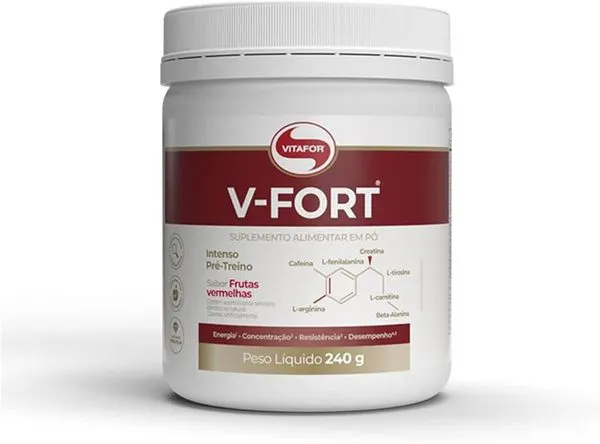 V fort pote 240g frutas vermelhas