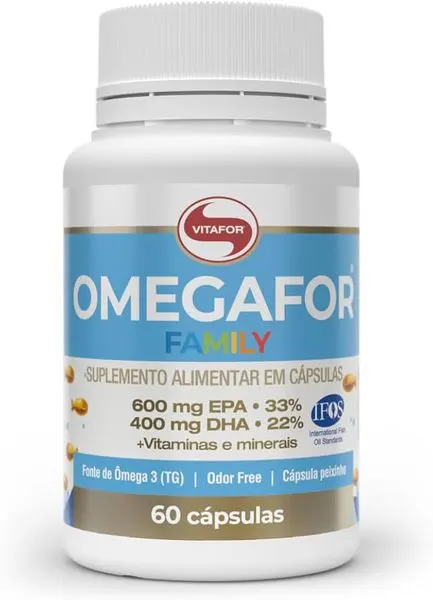 Omegafor family 60 capsulas 500mg