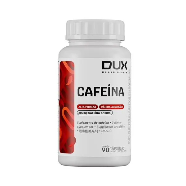 Cafeína dux 200mg 90caps