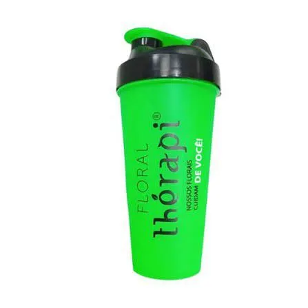 Coqueteleira 600ml - verde neon therapi