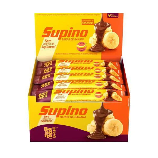 Barra supino zero banana ao leite supino 24g