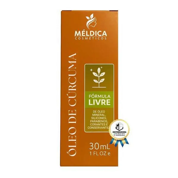 Oleo de curcuma 30 ml meldica