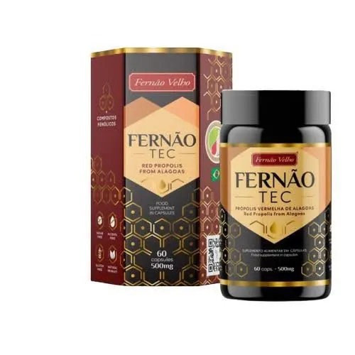 Fernãotec própolis vermelha de alagoas 60 caps