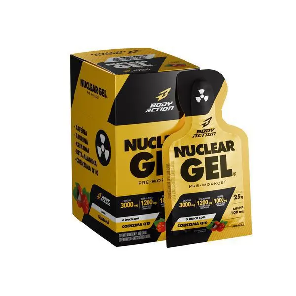 Nuclear gel sabor guarana sache 25g bodyaction