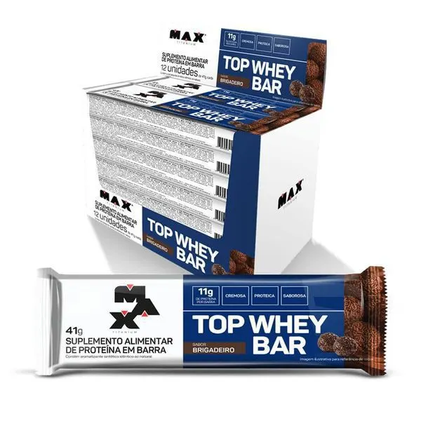 Top whey bar brigadeiro 41g max titanium