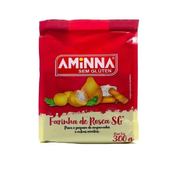 Farinha de rosca sem glúten 300g aminna