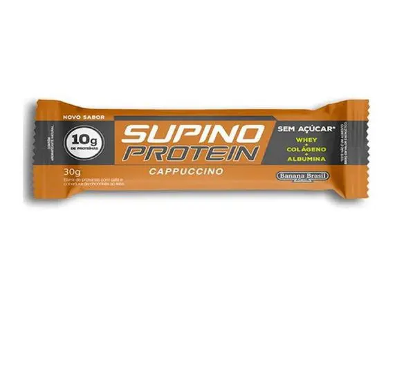 Barra de proteína cappuccino supino 30g