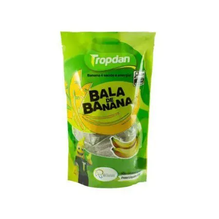 Bala de banana sem açúcar 120g - tropdan