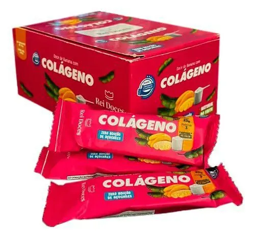 Bananada zero açúcar com colágeno rei doces