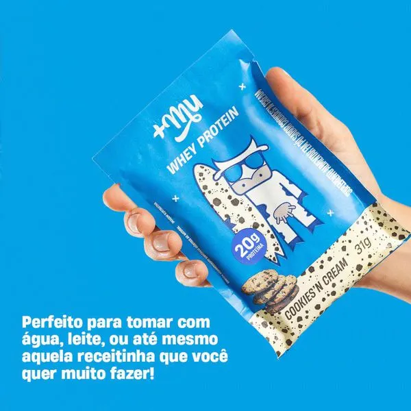 Whey protein 20g cookies sache 35g mais mu