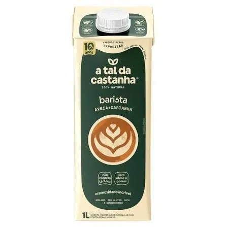 Bebida vegetal a tal da castanha barista aveia longa vida 1l