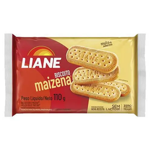 Biscoito maizena liane 110g sem lactose