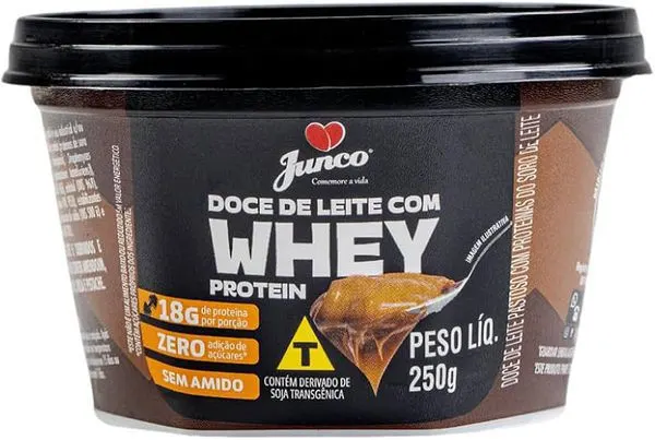 Doce de leite com whey - junco 250g