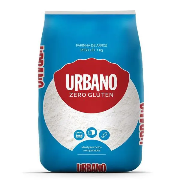 Farinha de arroz zero glúten urbano