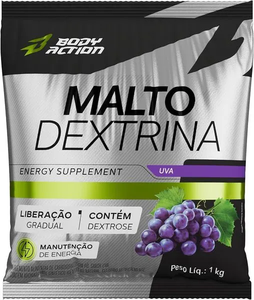 Maltodextrina bodyaction uva 1 kg