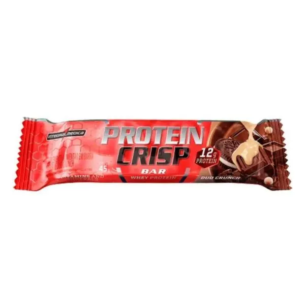 Barra de proteína integralmedica duo crunch 45g