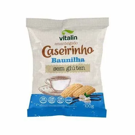 Biscoito caseirinhos baunilha 100g vitalin