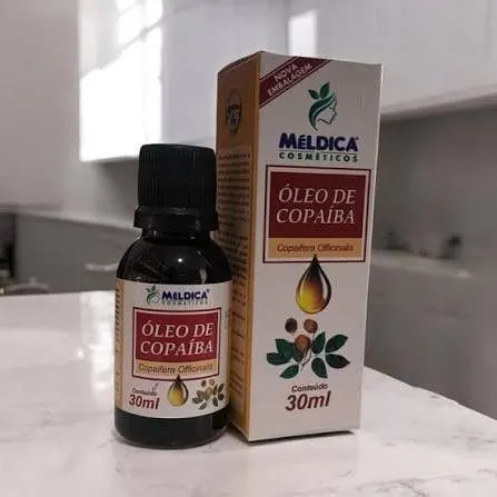 Oleo vegetal de copaiba 30 ml meldica