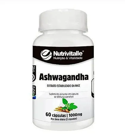 Ashwagandha 500mg 60 cápsulas