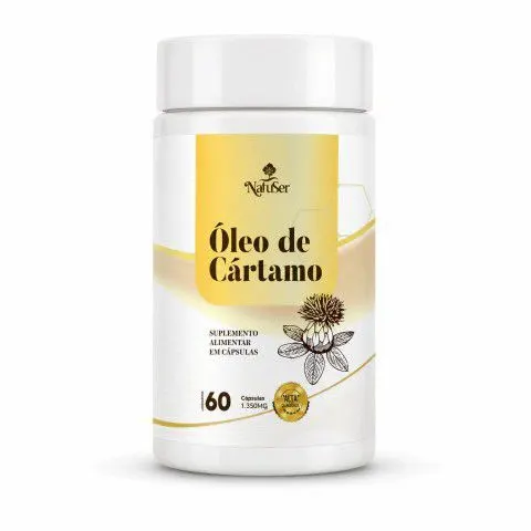 Oleo de cartamo 120 caps 1350mg natuser