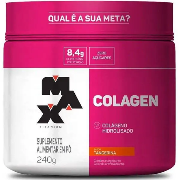 Colagen pote 240g tangerina max titanium