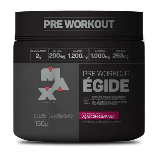 Égide pote 150g sabor açaí com guaraná max titanium