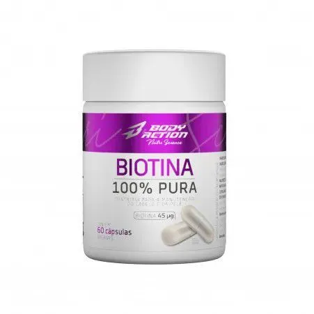Biotina 60 cápsulas body action