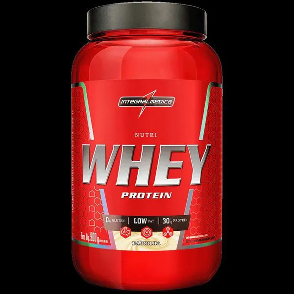 Whey protein 900g baun  integralmedica