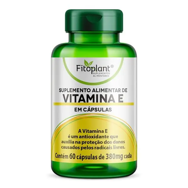 Vitamina e 380mg 60 caps fitoplant