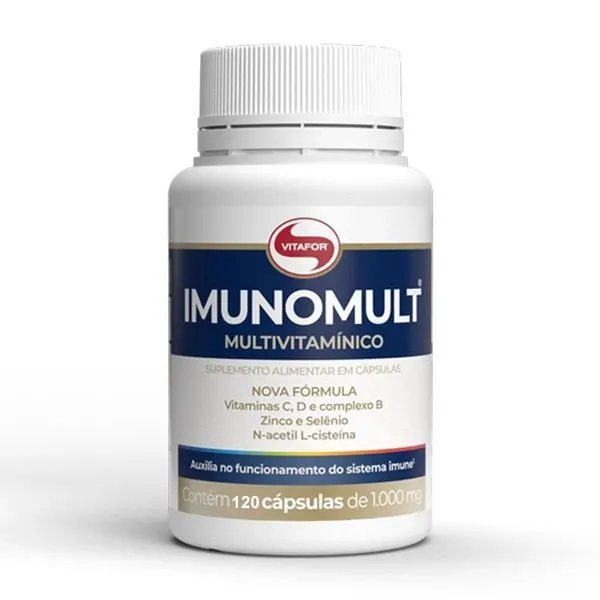 Imunomult multivitaminico 1000mg 120 caps - vitafor