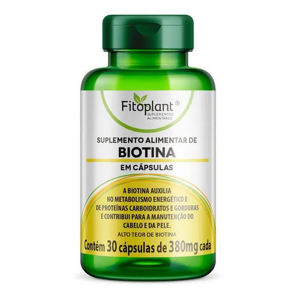 Biotina 380mg 30 caps fitoplant