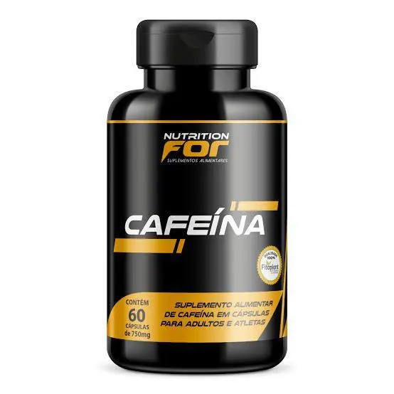 Cafeína 750 mg 60 caps nutrition for