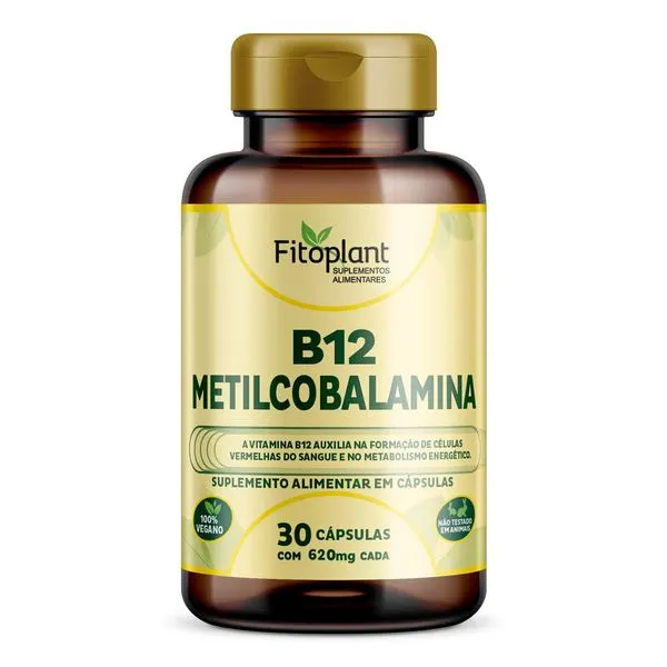 Vitamina b12 vegan 620mg 30 caps fitoplant