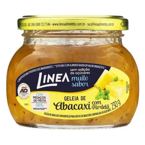 Geleia zero linea abacaxi  200g