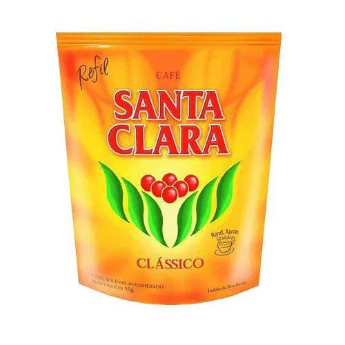 Café solúvel santa clara granulado classic refil 40g
