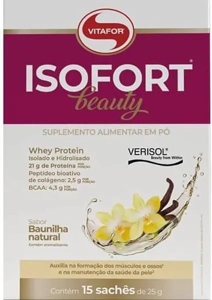 Isofort beauty 25g cacau sache vitafor