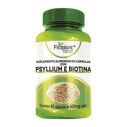 Psyllium e biotina  500mg 60 caps fitoplant