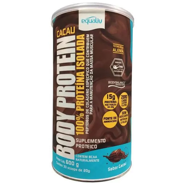 Body protein sabor cacau 600g equaliv