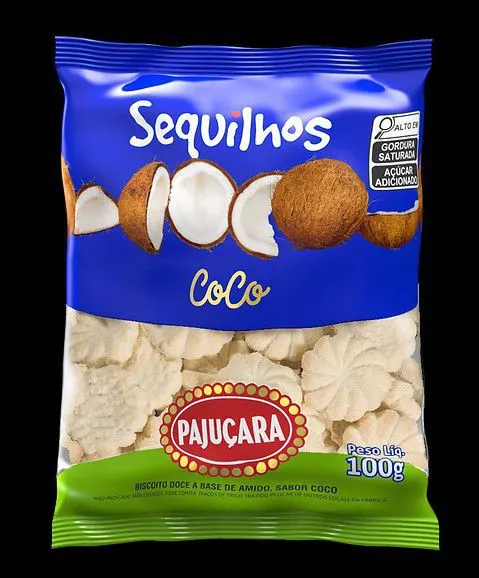 Biscoito sequilho zero lactose coco pajuçara 100g