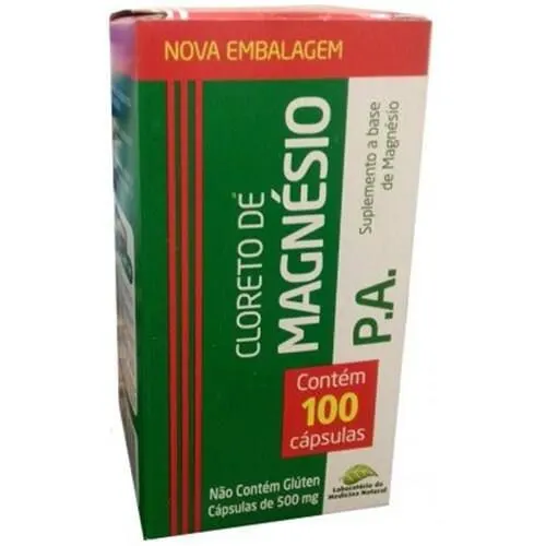 Cloreto de magnésio 100 caps  medinal