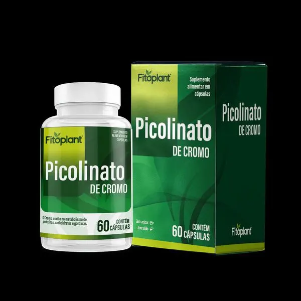 Picolinato de cromo 250mg 60 caps fitoplant