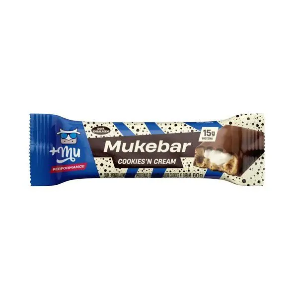 Barra de proteína +mu cookies  60g
