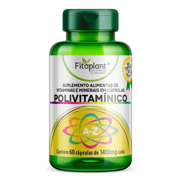 Polivitaminico 1400mg 60 caps fitoplant