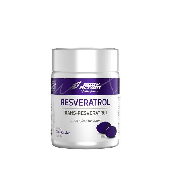 Resveratrol 30 cápsulas bodyaction