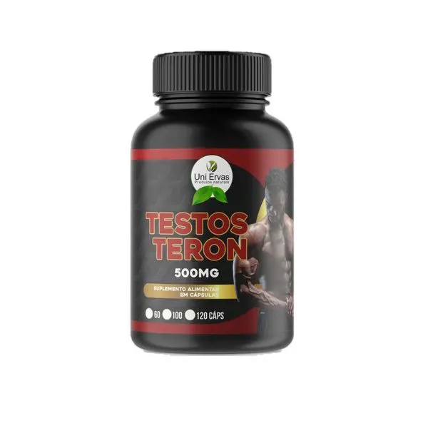 Testosterona (tribullus e maca) uniervas 60 caps