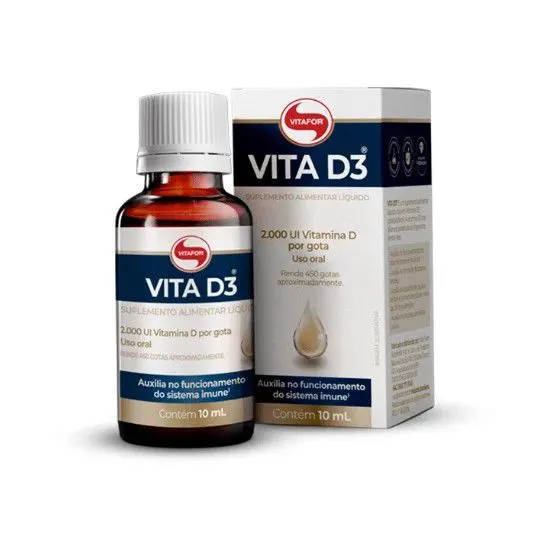 Vita d3 gotas frasco 10ml vitafor