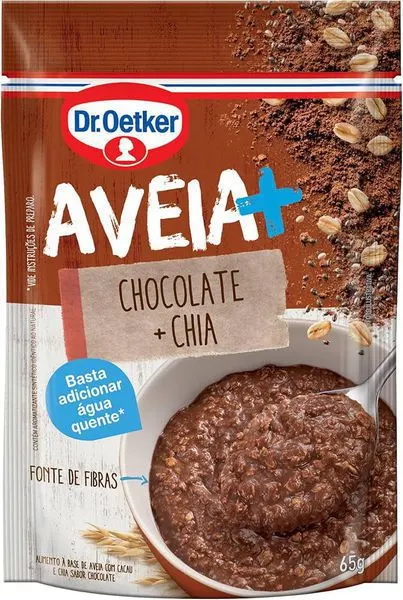 Mistura p/ bolo dr oetker 50gr chocolate  aveia chia zero