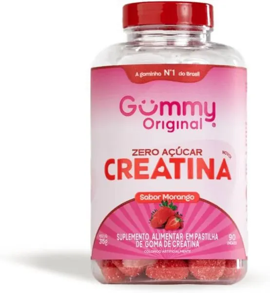 Creatina em goma morango 315g gummy