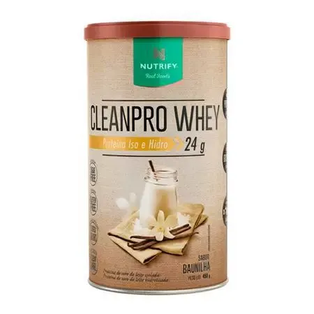 Cleanpro whey baunilha 450g nutrify