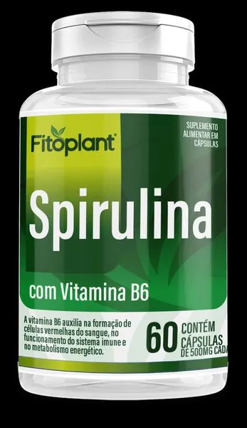 Spirulina vit b6 600mg60caps fitoplant